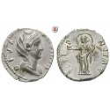 Roman Imperial Coins, Faustina Senior, wife of  Antoninus Pius, Denarius after 141, VF-EF