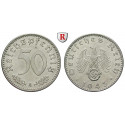 Third Reich, Standard currency, 50 Reichspfennig 1943, A, xf-unc, J. 372