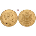 France, Napoleon III., 100 Francs 1858, 29.03 g fine, VF-EF