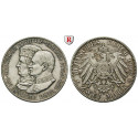 German Empire, Sachsen, Friedrich August III., 2 Mark 1909, nearly xf / xf-FDC, J. 138