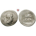 Roman Republican Coins, L. Livineius Regulus, Denarius, VF