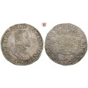 Belgium, Flanders, Philipp II., Philip daalder 1562, VF
