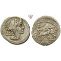 Roman Republican Coins, C. Fabius, Denarius 102 v. Chr., vf
