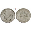 USA, Dime 1946-1964, 42.75 g fine, unc