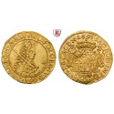 Sachsen, Sachsen-Albertinische Linie, Johann Georg IV., 1/2 Dukat 1693, good VF