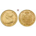 Spain, Isabel II., 4 Escudos 1867, 3.01 g fine, EF