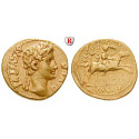 Roman Imperial Coins, Augustus, Aureus 8-7 BC, VF