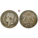 Hessen, Hessen-Darmstadt, Ludwig III, Vereinstaler 1862, vf
