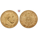 German Empire, Preussen, Wilhelm I., 10 Mark 1880, A, vf, J. 245