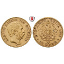 German Empire, Sachsen, Albert, 20 Mark 1876, E, good vf, J. 262