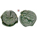 Gallia, Senones, Potin Mitte 1. cent.BC, vf