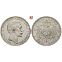 German Empire, Preussen, Wilhelm II., 3 Mark 1910, A, nearly xf, J. 103