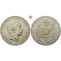 German Empire, Preussen, Wilhelm II., 5 Mark 1908, A, xf-unc, J. 104