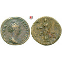 Roman Imperial Coins, Faustina Senior, wife of  Antoninus Pius, Sestertius after 141, vf