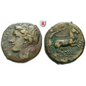 Sicily, Syracuse, Hiketas, Bronze, VF