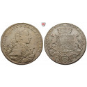 Brandenburg in Franconia, Brandenburg-Bayreuth, Friedrich Christian, Konventionstaler 1766, VF