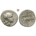 Roman Republican Coins, Anonymous, Denarius after 211 BC, good VF