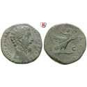 Roman Imperial Coins, Marcus Aurelius, Sestertius 180 unter Commodus, vf