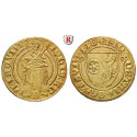 Mainz, Diocese, Johann II. von Nassau, Goldgulden o.J. (1409-1411), good VF