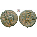 Byzantium, Mauricius Tiberius, Follis year 8 = 589-590, good vf