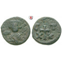 Byzantium, Constans II, Half follis (20 Nummi) 641-668, fine