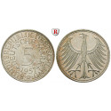 Federal Republic, Standard currency, 5 DM 1957, D, xf-unc, J. 387