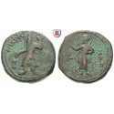 Baktria and India, Kushan, Kanishka I., Bronze 130-158, fine-vf