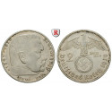 Third Reich, Standard currency, 2 Reichsmark 1939, E, vf, J. 366