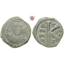 Byzantium, Justinian I, Half follis (20 Nummi) year 17 = 543-544, nearly vf