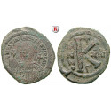 Byzantium, Justinian I, Half follis (20 Nummi) year 13 = 539-540, nearly vf