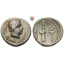 Roman Republican Coins, C. Norbanus, Denarius 83 BC, vf-xf