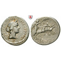 Roman Republican Coins, C. Annius and L. Fabius Hispaniensis, Denarius 82-81 BC, vf