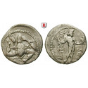 Roman Republican Coins, L. Cornelius Lentulus and C Claudius Marcellus, Denarius 49 BC, nearly vf