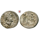 Roman Republican Coins, L. Pomponius Molo, Denarius 97 BC, vf-xf