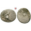 Roman Republican Coins, Mn. Cordius Rufus, Denarius 46 BC, vf / vf-xf