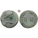 Roman Imperial Coins, Livia, wife of Augustus, Dupondius 80-81 (unter Titus), VF