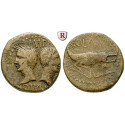 Roman Imperial Coins, Augustus, As 9/8 -3 v. Chr., nearly VF