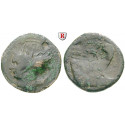 Roman Republican Coins, Gnaeus Pompeius (The Great), As 45 BC, good fine