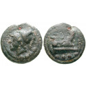 Roman Republican Coins, Aes Grave, Triens 225-217 BC, vf