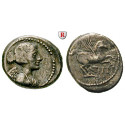 Roman Republican Coins, Q. Titius, Quinarius 90 BC, nearly vf