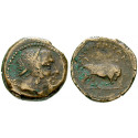 Sicily, Tauromenion, Bronze 275-216 BC, vf