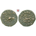 India, Mysore, Krishna Rajah Wodeyar, 20 Cash 1837, vf
