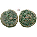 India, Mysore, Krishna Rajah Wodeyar, 20 Cash 1838, vf