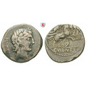 Roman Republican Coins, C. Vibius, Denarius 90 BC, nearly vf