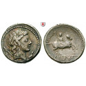 Roman Republican Coins, P. Crepusius, Denarius 82 BC, vf-xf