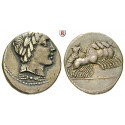 Roman Republican Coins, Anonymous, Denarius 86 BC, good vf