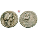 Roman Republican Coins, Man. Aemilius Lepidus, Denarius 114-113 BC, nearly vf