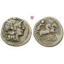 Roman Republican Coins, Spurius Afranius, Denarius 150 BC, vf