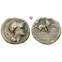 Roman Republican Coins, D. Silanus, Denarius, vf