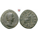 Roman Imperial Coins, Herennia Etruscilla, wife of Traian Decius, Sestertius 249-251, vf